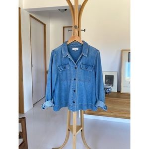 Madewell Denim Army Swing Jacket